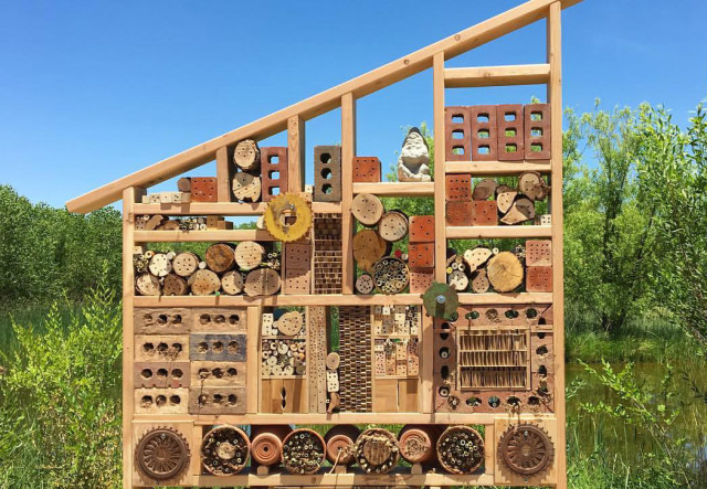 Bee Hotel for Wild Bees and Native Pollinators  image