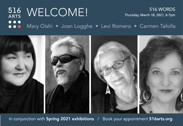 516 WORDS: Mary Oishi, Joan Logghe, Levi Romero, Carmen Tafolla exhibition image