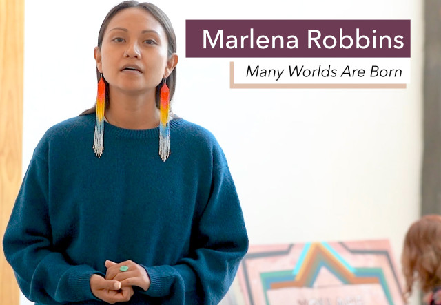 Many Worlds Are Born Artist Talk - Marlena Robbins exhibition image