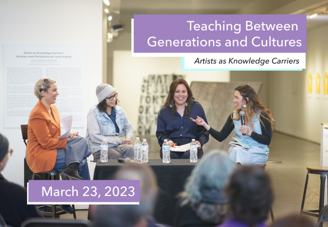 PUBLIC FORUM: Teaching Between Generations and Cultures exhibition image
