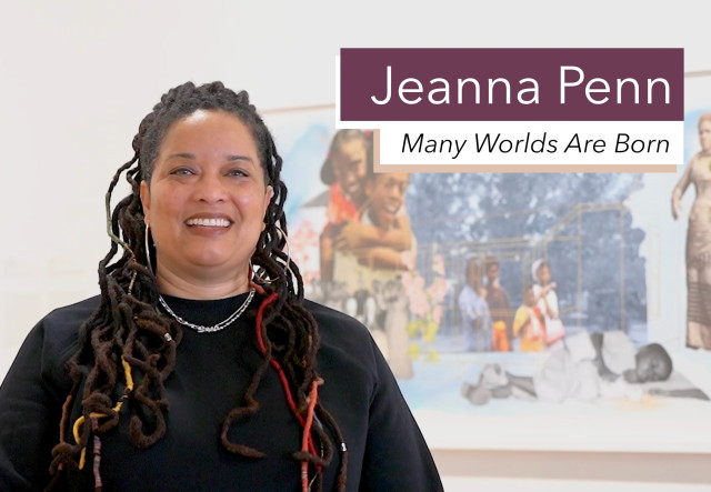 Many Worlds Are Born Artist Talk - Jeanna Penn exhibition image